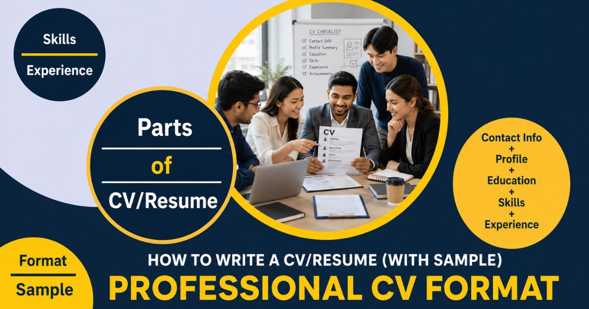 Featured image for “Professional CV Format: How to Write a CV/Resume (with Sample)”