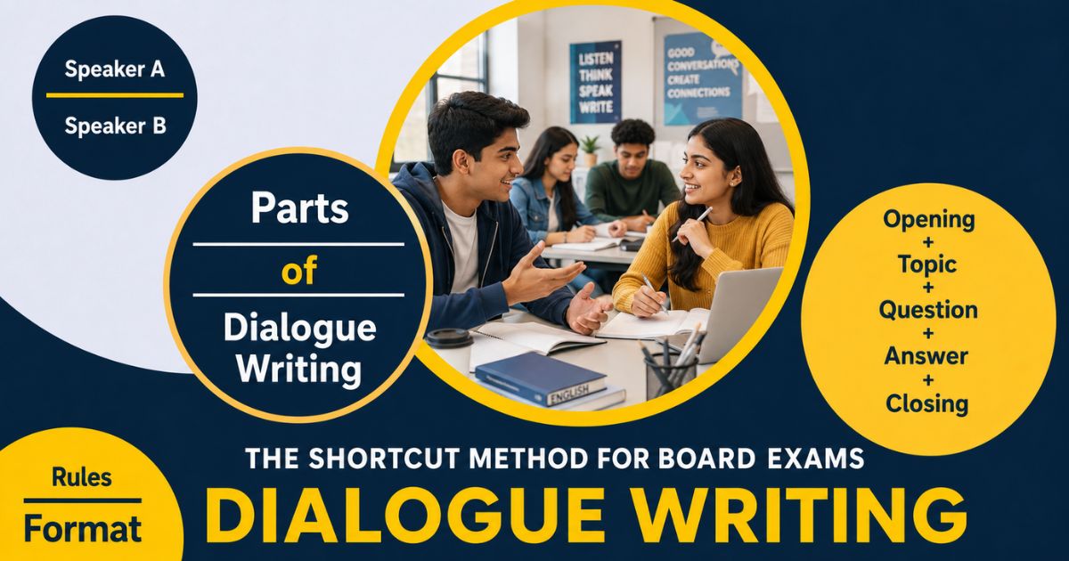 Featured image for “Dialogue Writing: The Shortcut Method for Board Exams”