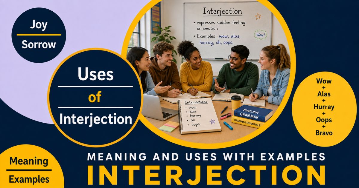 Featured image for “Interjection: Meaning and Uses with Examples”