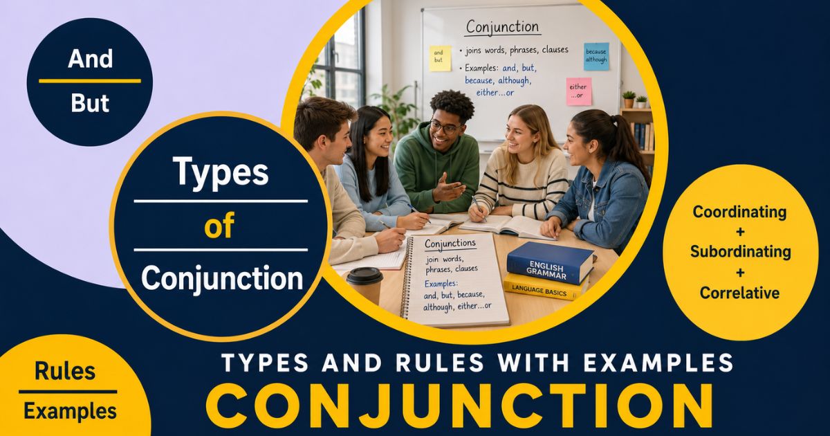 Featured image for “Conjunction: Types and Rules with Examples”
