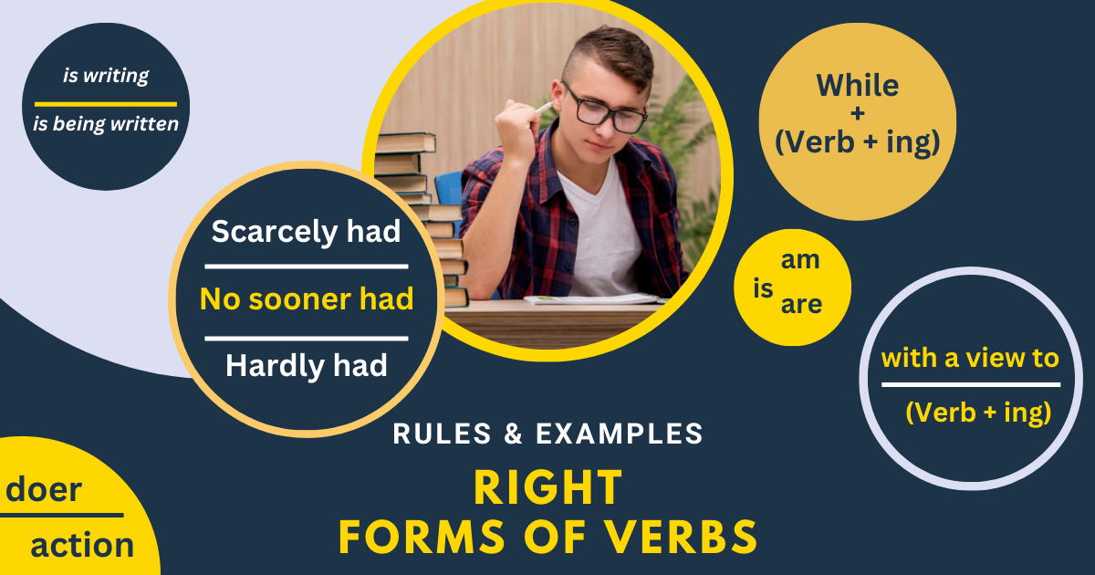 Featured image for “Right Forms of Verbs: 10 Rules, Examples & Exercises”