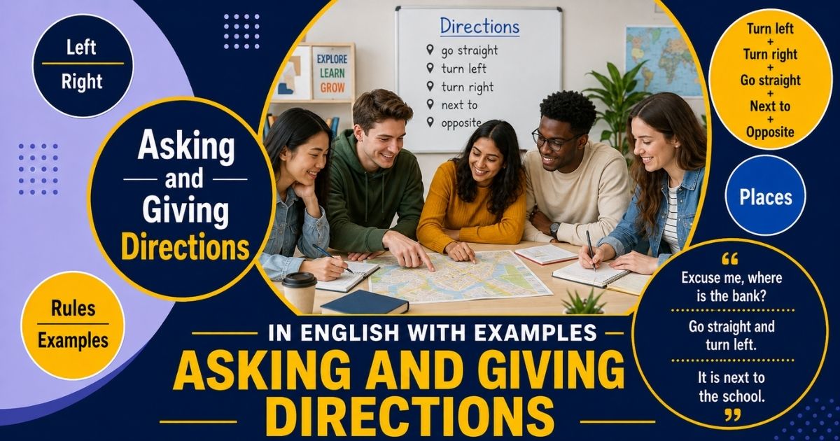 Featured image for “Asking and Giving Directions in English with Examples”