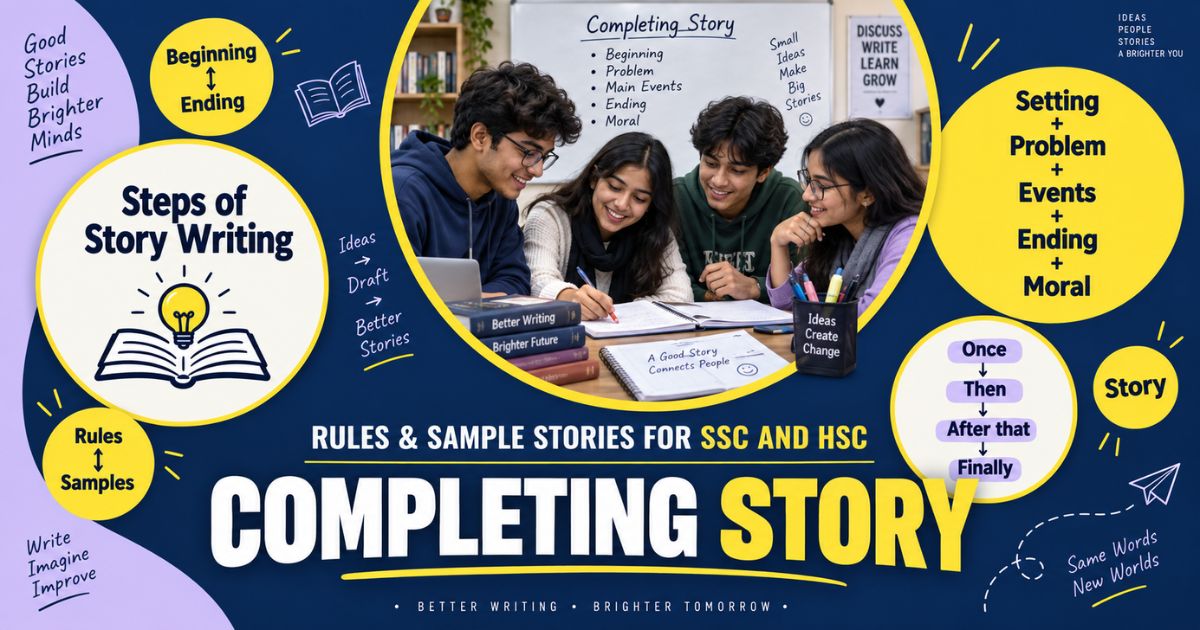 Featured image for “Completing Story: Rules & Sample Stories for SSC and HSC”