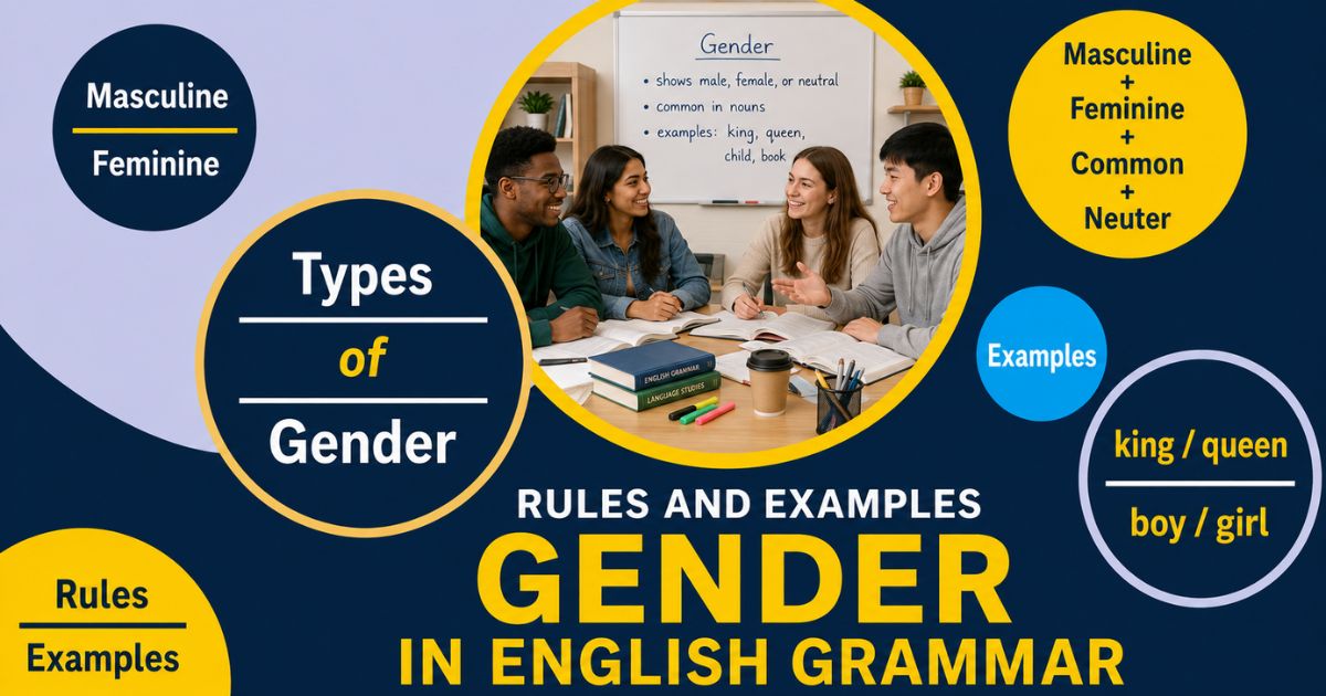 Featured image for “Gender in English Grammar: Rules and Examples”