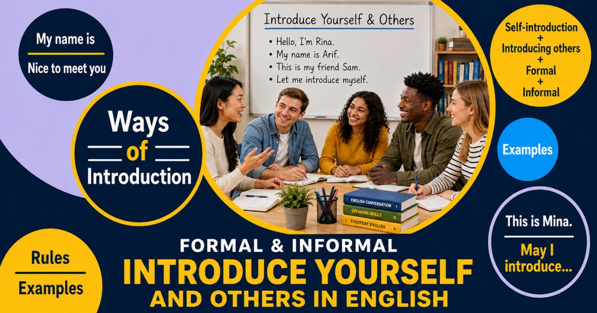 Featured image for “How to Introduce Yourself and Others in English (Formal & Informal)”