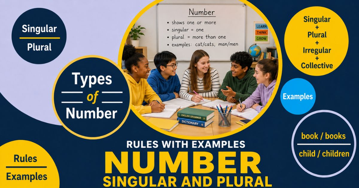 Featured image for “Number (Singular and Plural): Rules with Examples”