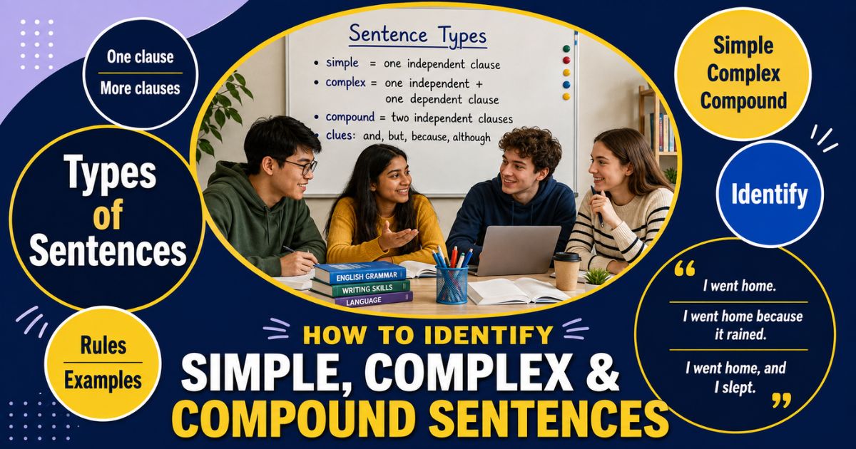 Featured image for “Simple, Complex & Compound Sentences: How to Identify”