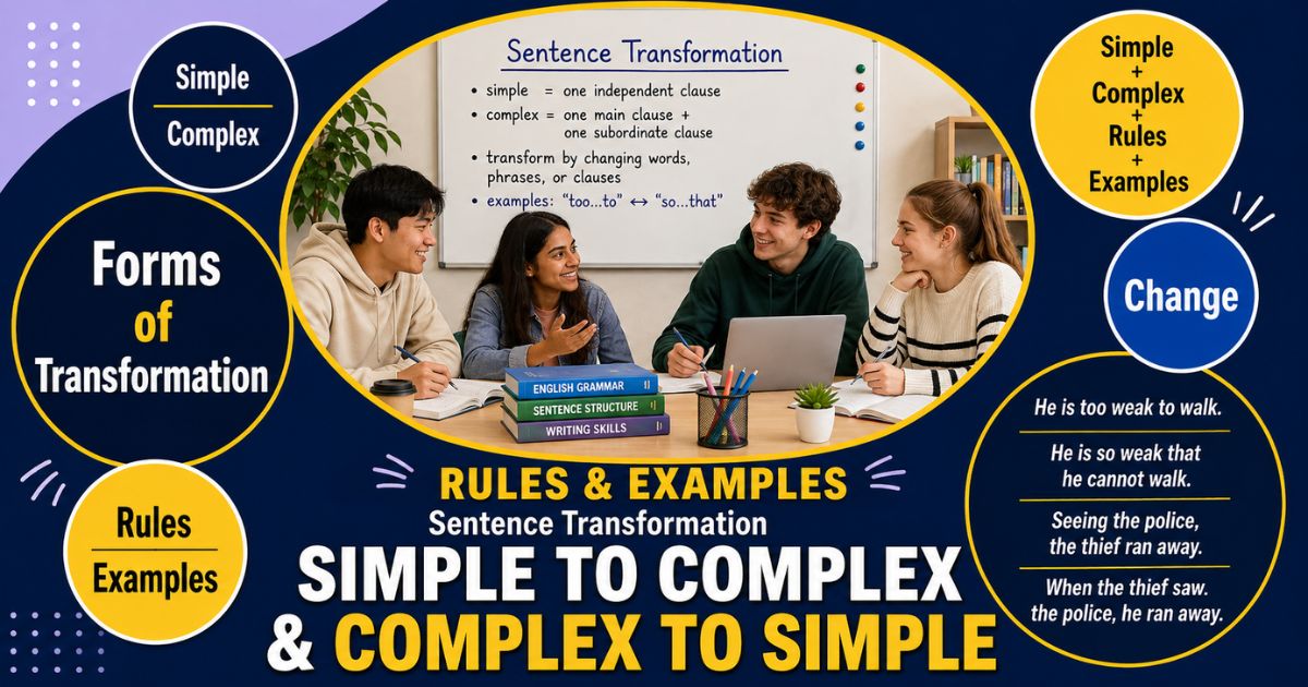 Featured image for “Simple to Complex & Complex to Simple Sentence Transformation”