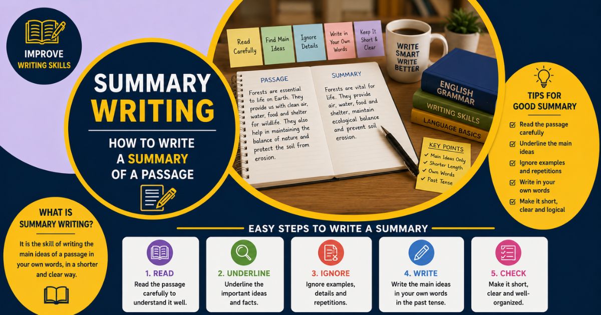 Featured image for “Summary Writing: How to Write a Summary of a Passage (SSC & HSC)”